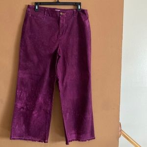 NNT Ann Taylor Loft Outlet Purple Capri. Size 10